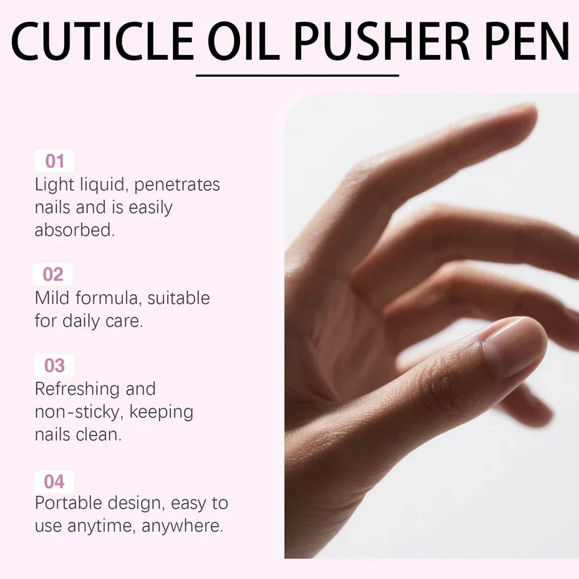 Portable Cuticle Oil Pusher Pen