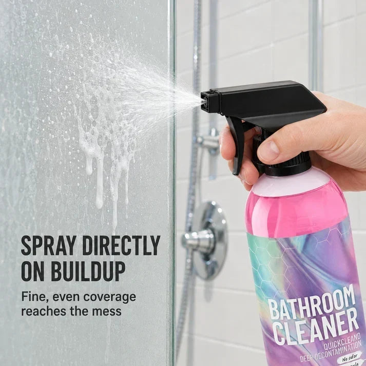 ✨ Bathroom Cleaner: Sparkle in Seconds, No Harsh Fumes✨