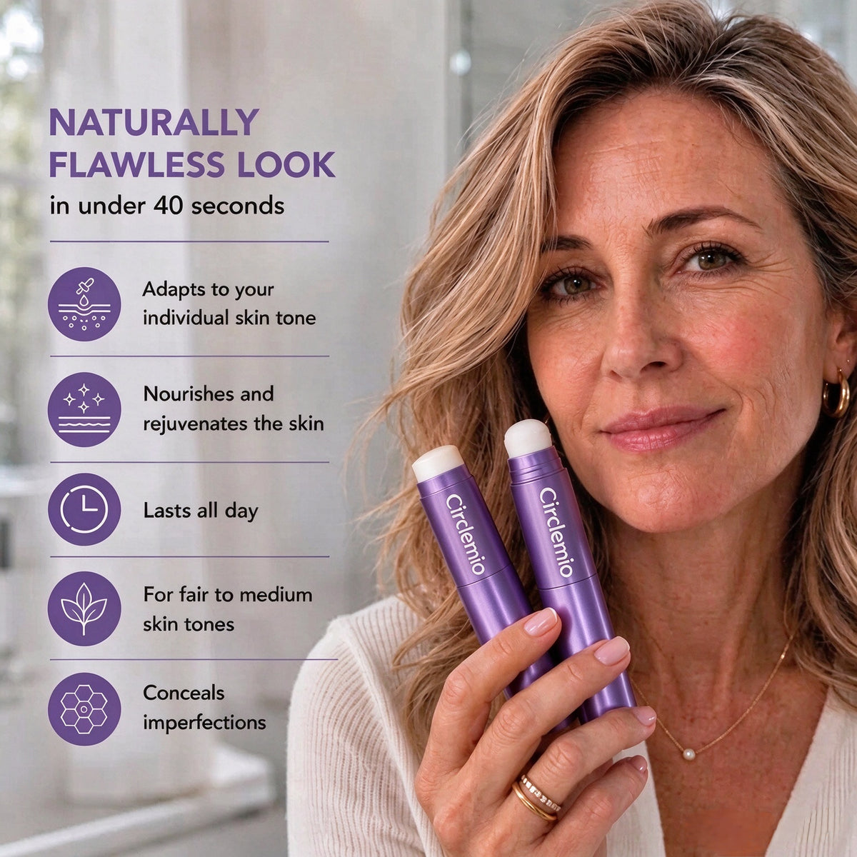 Changing Foundation Stick – The stick that makes mature skin glow again