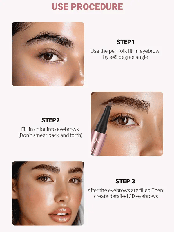 Waterproof Micro-Fork Eyebrow Pencil